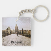 Karlsbrücke in Prag Schlüsselanhänger (Rückseite)