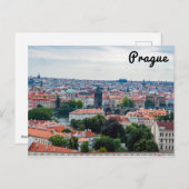 Karlsbrücke, Kirche St. Nicolas - Prag Postkarte (Vorne/Hinten)