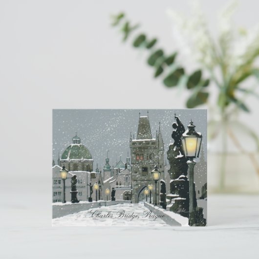 Karlsbrücke Postkarte (Stehend Vorderseite)