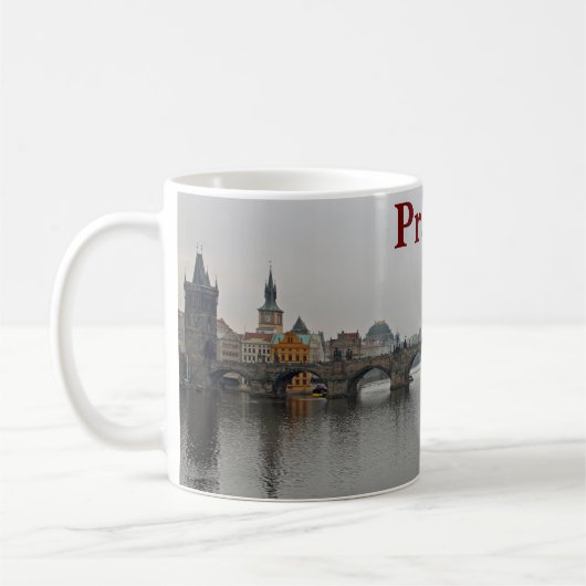 Karlsbrücke, Prag Kaffeetasse (Links)