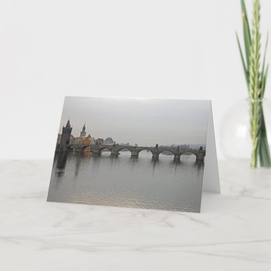 Karlsbrücke, Prag Karte (Vorderseite)