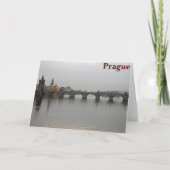 Karlsbrücke, Prag Karte (Vorderseite)