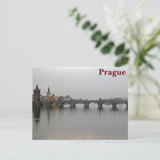 Karlsbrücke, Prag Postkarte (Stehend Vorderseite)