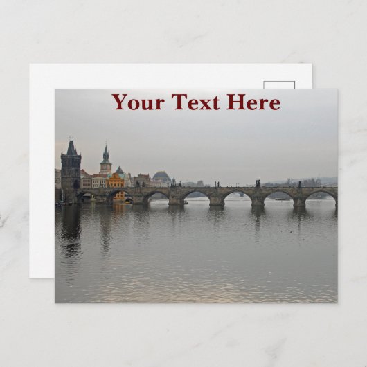 Karlsbrücke, Prag Postkarte (Vorne/Hinten)