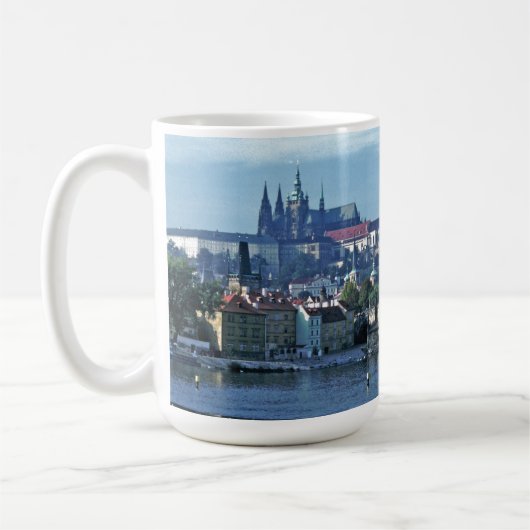 Karlsbrücke Prager Burg Kaffeetasse (Links)