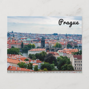 Karlsbrücke, St. Nikolaus Kirche - Prag Postkarte