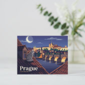 Karlsbrücke Tschechien Postkarte (Stehend Vorderseite)