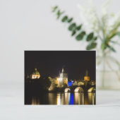 Karlsbrücke und Moldau Postkarte (Stehend Vorderseite)