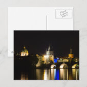 Karlsbrücke und Moldau Postkarte (Vorne/Hinten)
