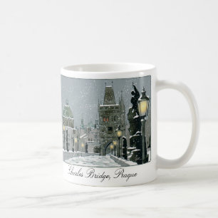 Karlsbrücke Winter 11 oz.Tasse Kaffeetasse