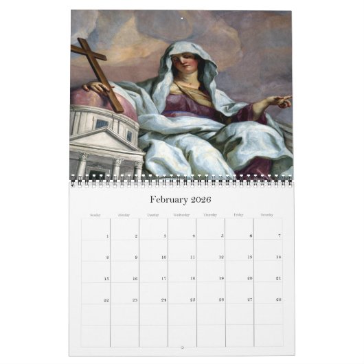 Karlskirche fresco 2026 kalender (Feb 2026)