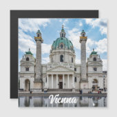 Karlskirche in Wien, Magnet Österreich (Vorne/Hinten)