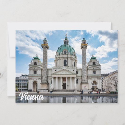 Karlskirche in Wien, Österreich (Vorderseite)