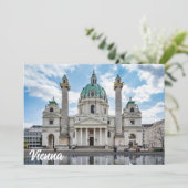 Karlskirche in Wien, Österreich (Stehend Vorderseite)