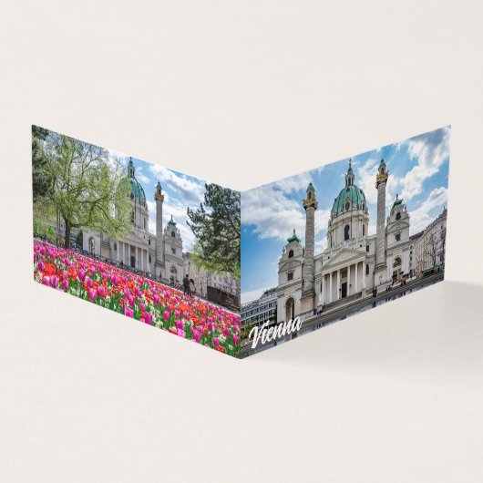 Karlskirche in Wien, Österreich (Vorderseite)