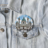 Karlskirche in Wien, Österreich Button (Beispiel)