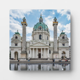 Karlskirche in Wien, Österreich Fotoplatte