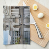 Karlskirche in Wien, Österreich Geschirrtuch (Viertel Falte)