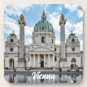 Karlskirche in Wien, Österreich Getränkeuntersetzer