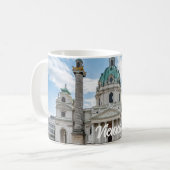 Karlskirche in Wien, Österreich Kaffeetasse (Vorderseite Links)