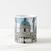 Karlskirche in Wien, Österreich Kaffeetasse (Mittel)