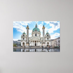 Karlskirche in Wien, Österreich Leinwanddruck