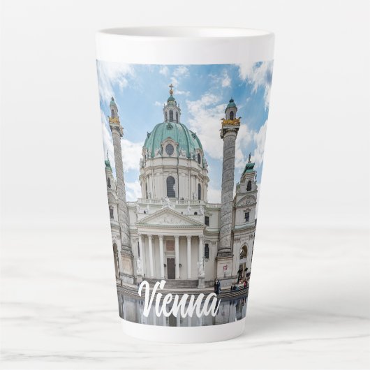 Karlskirche in Wien, Österreich Milchtasse (Vorderseite)