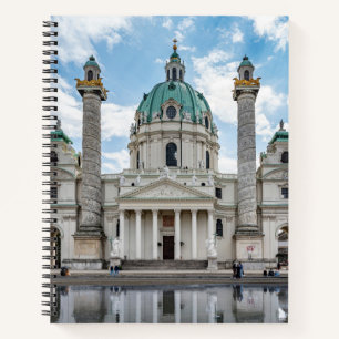 Karlskirche in Wien, Österreich Notizblock