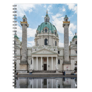 Karlskirche in Wien, Österreich Notizblock