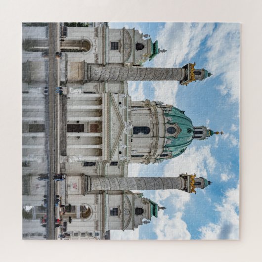 Karlskirche in Wien, Österreich Puzzle (Horizontal)
