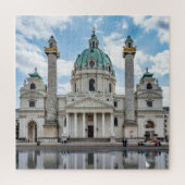 Karlskirche in Wien, Österreich Puzzle (Vertikal)