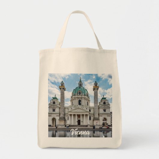 Karlskirche in Wien, Österreich Tragetasche (Vorne)