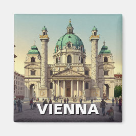 Karlskirche Karlsplatz Wien Österreich Magnet
