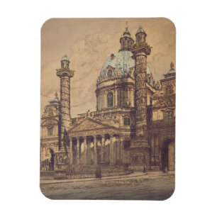 Karlskirche Kirche in Wien, Österreich Magnet
