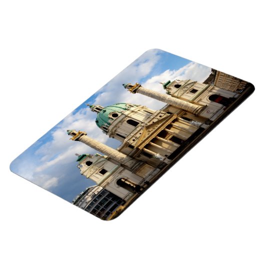Karlskirche, Wien, Österreich Magnet (Linke Seite)