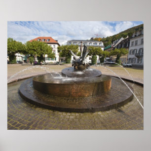 Karlsplatz, Altstadt Heidelberg Poster