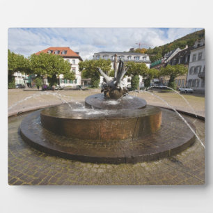 Karlsplatz (Karls Platz), Altstadt Heidelberg Fotoplatte