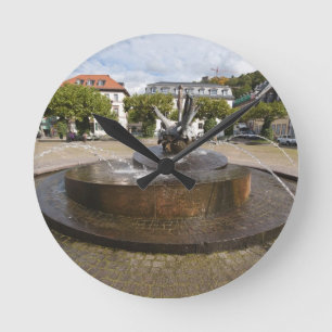 Karlsplatz (Karls Platz), Altstadt Heidelberg Runde Wanduhr