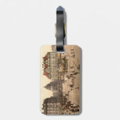 Karlsplatz und Bahnhof, München, Deutschland Gepäckanhänger (Rückseite vertikal)