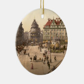 Karlsplatz und Bahnhof, München, Deutschland Keramikornament (Rechts)