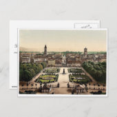 Karlsruhe, allgemeine Ansicht, Baden, Deutschland Postkarte (Vorne/Hinten)
