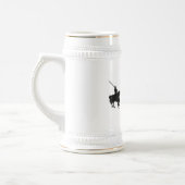 Karlsruhe American High School Varsity Bier Stein Bierglas (Links)