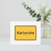 Karlsruhe, Deutschland Postkarte (Stehend Vorderseite)