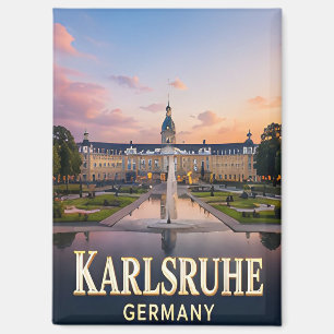 ✈️ Karlsruhe Deutschland Reise Geschenk 🏛️ Magnet