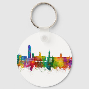 Karlsruhe Deutschland Skyline Schlüsselanhänger