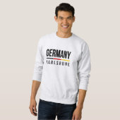 Karlsruhe Deutschland Sweatshirt (Vorne ganz)