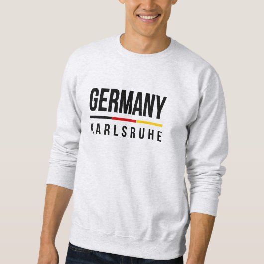 Karlsruhe Deutschland Sweatshirt (Vorderseite)
