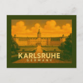 Karlsruhe Germany City Art Postkarte (Vorderseite)