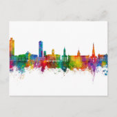 Karlsruhe Germany Skyline Postkarte (Vorderseite)