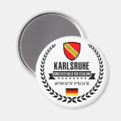 Karlsruhe Magnet (Vorderseite/Rückseite)